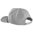 Greenside Perforated Hat - Performance Gray Golf Hat - birdiproshop