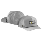 Greenside Perforated Hat - Performance Gray Golf Hat - birdiproshop
