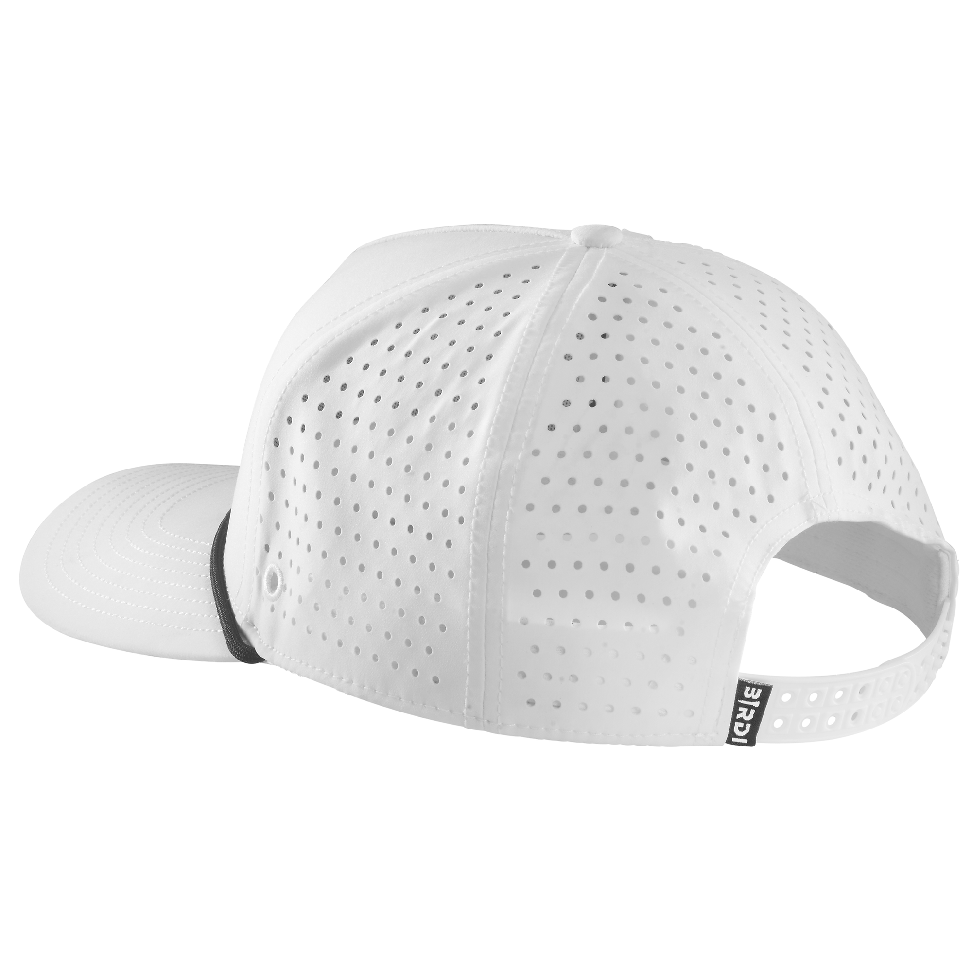 Greenside Perforated Hat - Performance White Golf Hat - birdiproshop