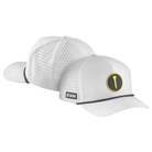 Greenside Perforated Hat - Performance White Golf Hat - birdiproshop